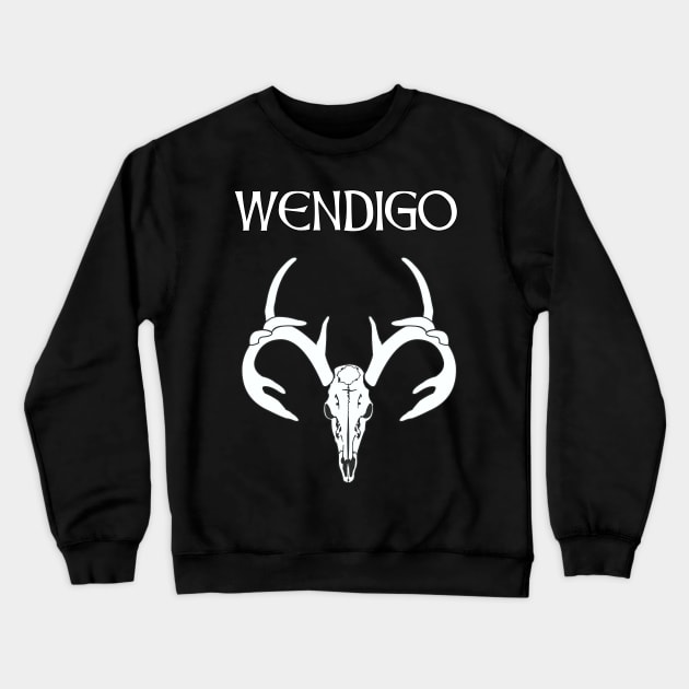 Wendigo Ancient Mythology Crewneck Sweatshirt by AgemaApparel